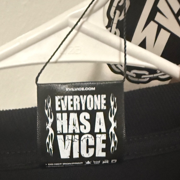 Evil Vice x Halloween Scream T-Shirt Black Short Sleeve Size Large NWT - Picture 5 of 8